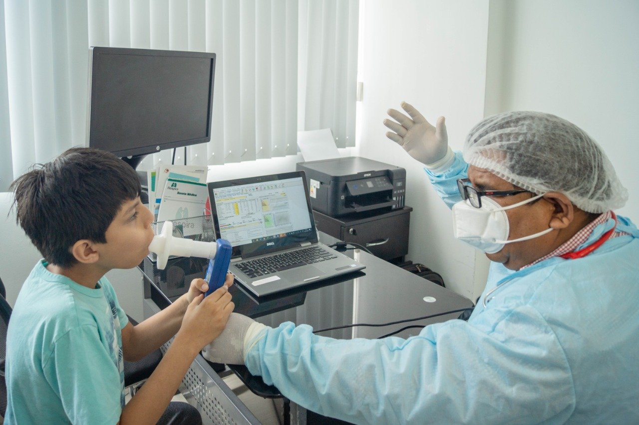 Espirometría en paciente pediátrico - Academia Drogmya