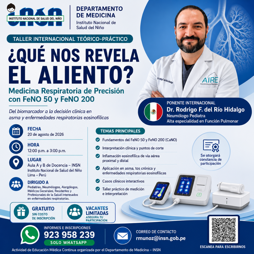 ¿QUÉ NOS REVELA EL ALIENTO? — Medicina Respiratoria de Precisión con FeNO 50 y FeNO 200